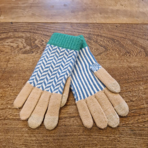 Multicolor Stripe Gloves (two colors)