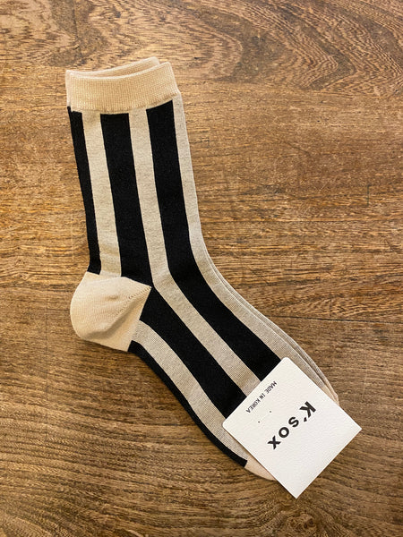 Glitter stripe socks