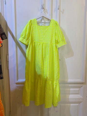 gingham neon col Dress