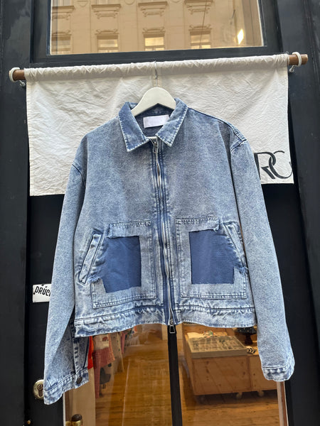 Washed Denim Garage Jacket