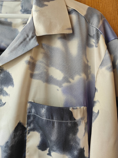 3/4 Sleeves Print Shirt