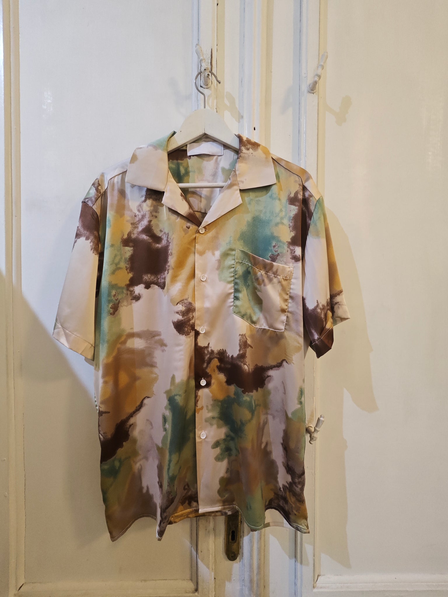 3/4 Sleeves Print Shirt