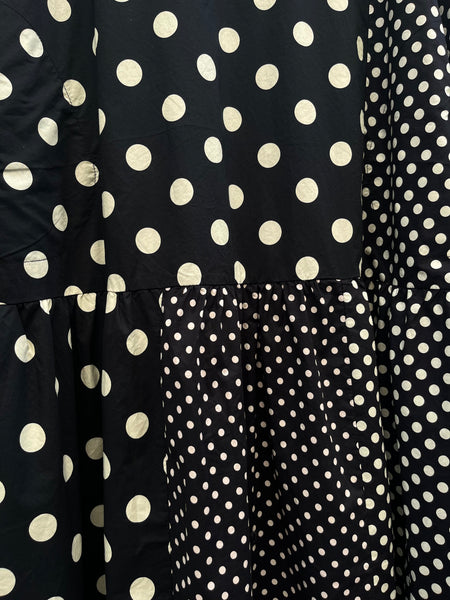 Patchwork Polka Dot Dress
