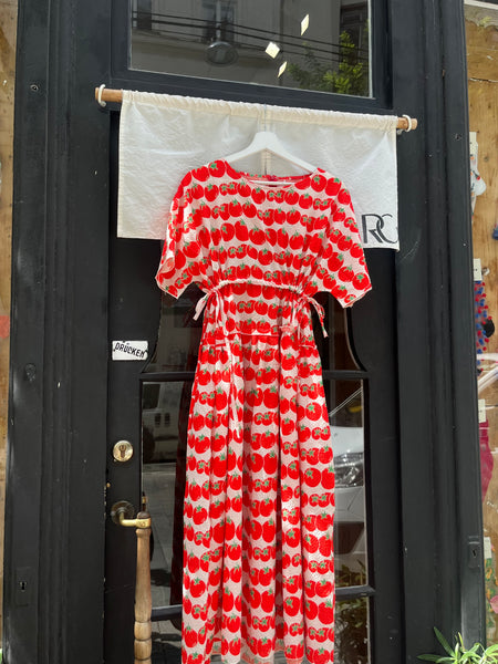 Fruit Stripe Summer Dress