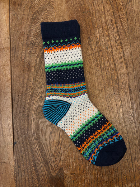 Multi pattern socks