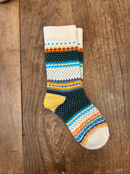 Multi pattern socks