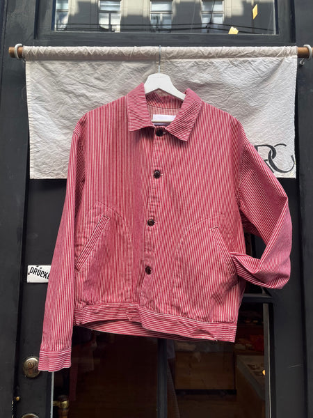 Hickory Stripe Shirt Jacket