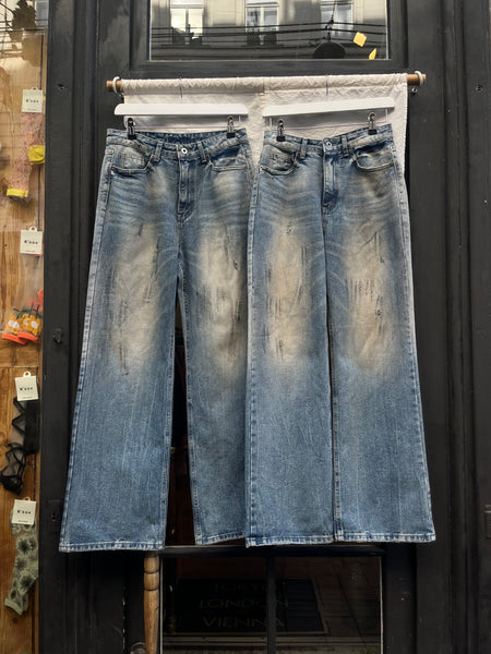 Distressed Denim Pants