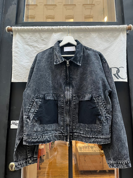 Washed Denim Garage Jacket
