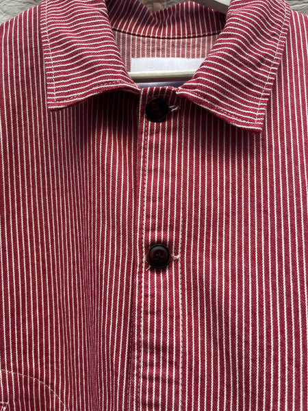 Hickory Stripe Shirt Jacket