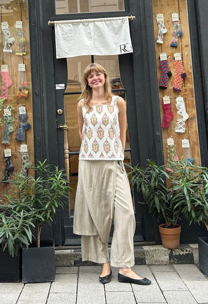 Wrap skirt trousers (Summer version)