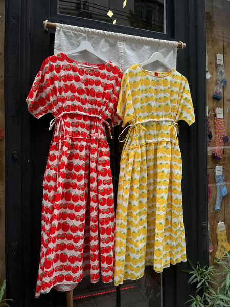 Fruit Stripe Summer Dress