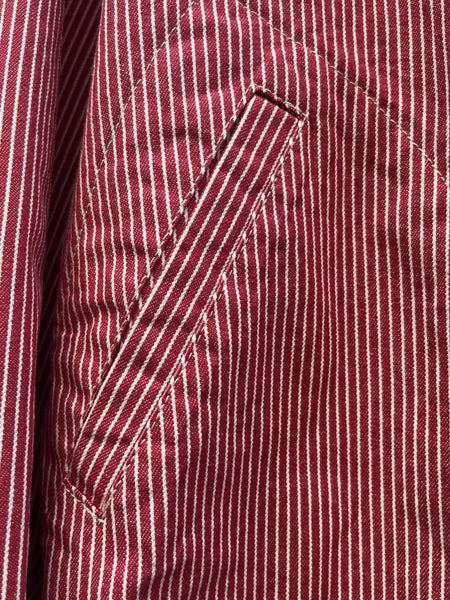 Hickory Stripe Shirt Jacket