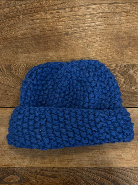 Twist knit beanie