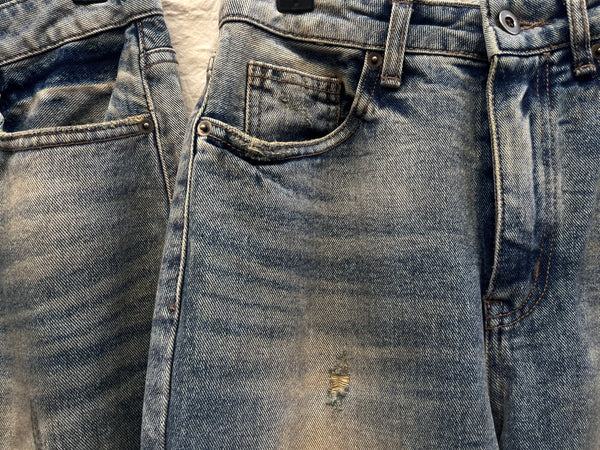 Distressed Denim Pants