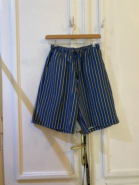 Striped 3/4 Shorts