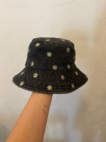 Denim dot hats