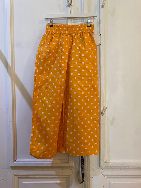 Dots Trousers with elastic waist