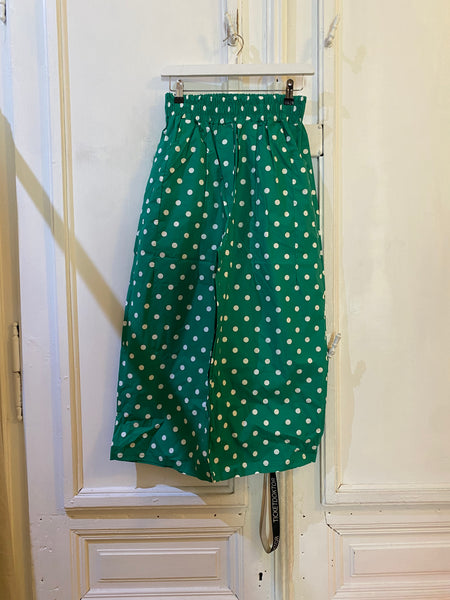 Dots Trousers with elastic waist