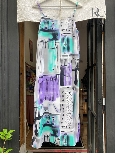 Watercolor paint dress