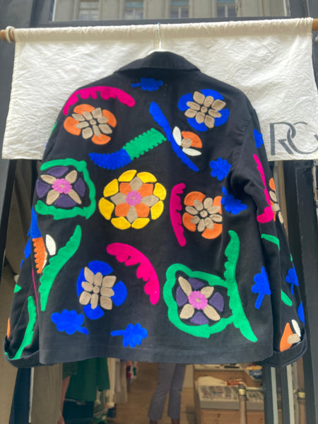 Embroidery drawing jacket