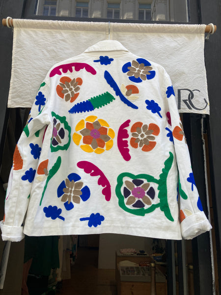 Embroidery drawing jacket