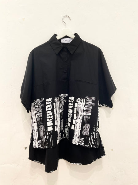 Bottom print HS long tail shirt