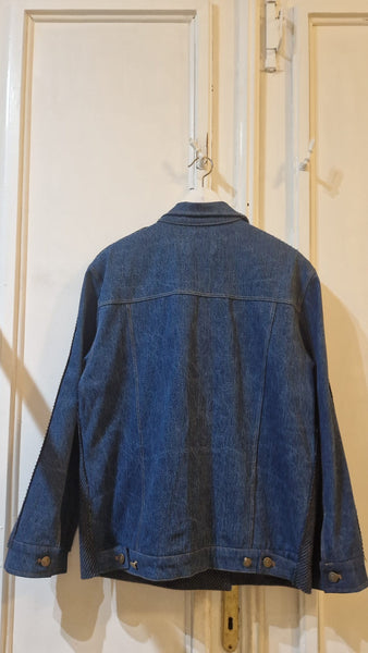 Wool Tweed & Denim Jacket