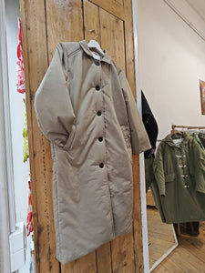 Check lining padded coat