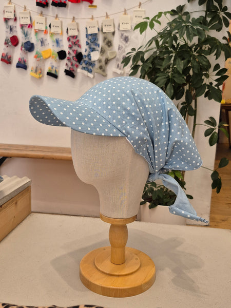 Dot Scarf Cap