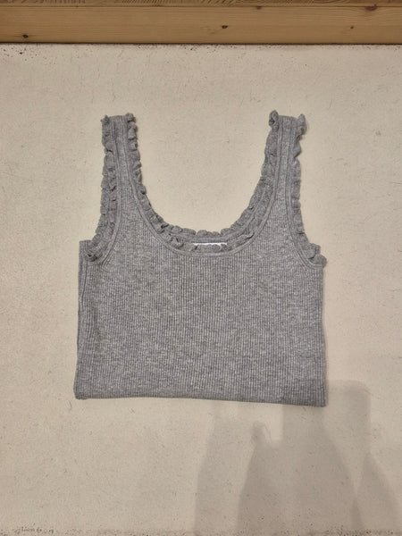Frill Square Neck Tank Top