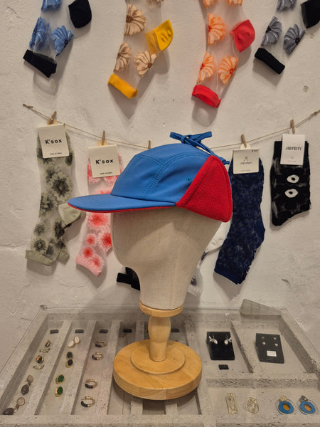 Colorful Flap Cap with Visor
