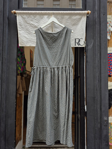 NS Waist Ribbon Check Dress