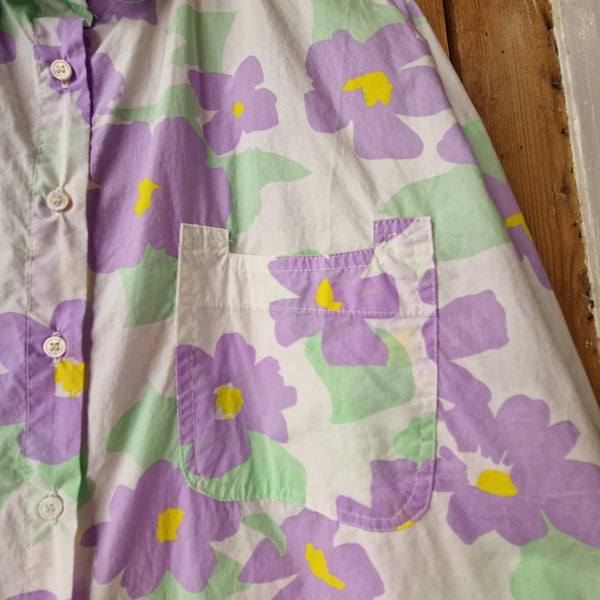 Colorful Daisy flower pattern shirt
