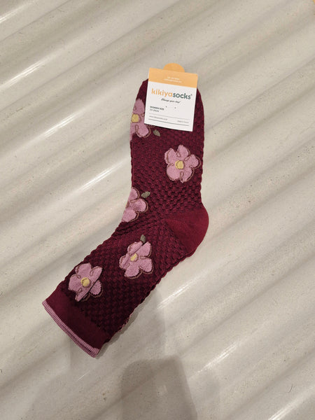 Daisy monogram socks