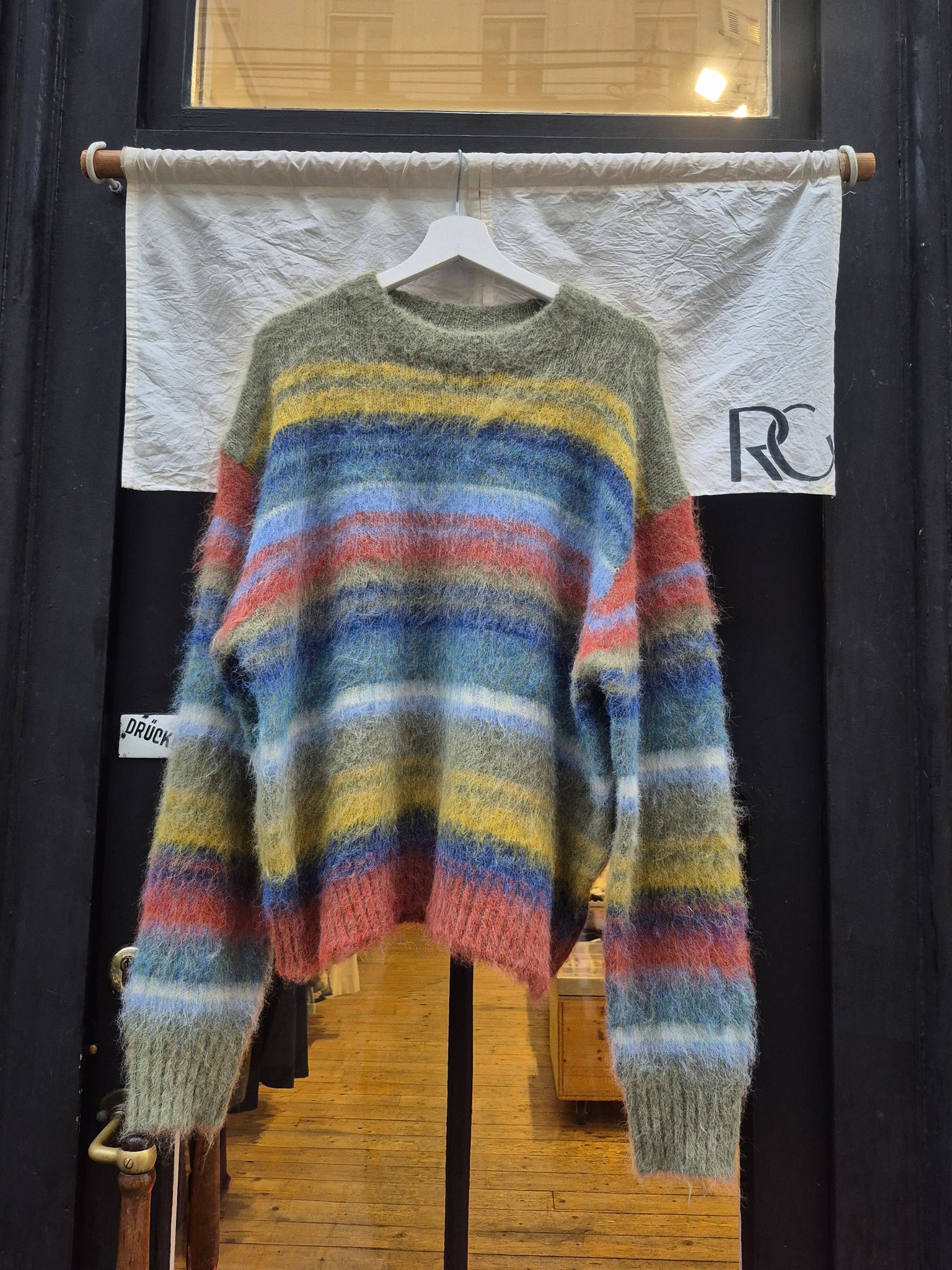 Mohair stripe jumper