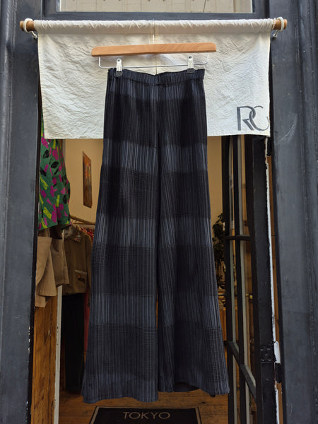 Pleat Stripe Pants