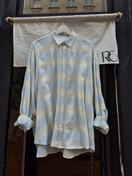 Blurred Check L/S Shirt