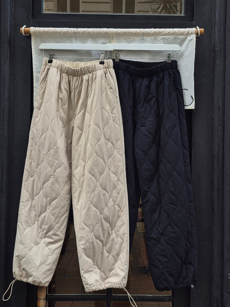 Quilted winter trousers