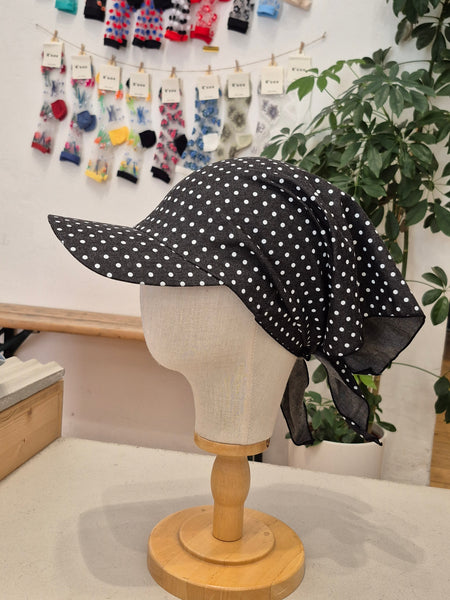 Dot Scarf Cap