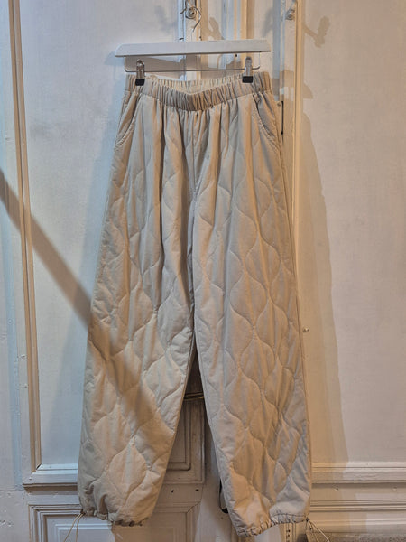 Quilted winter trousers