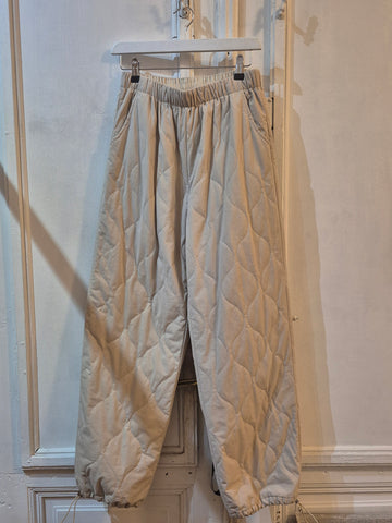 Quilted winter trousers