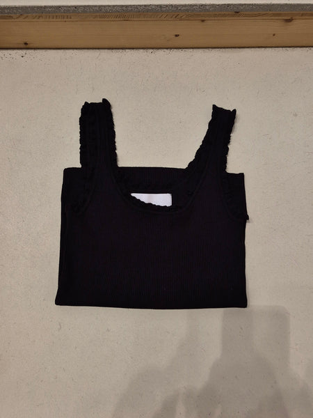 Frill Square Neck Tank Top