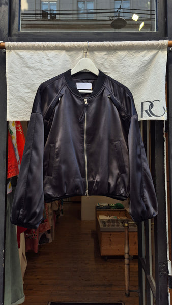 Satin Bomber Jacket