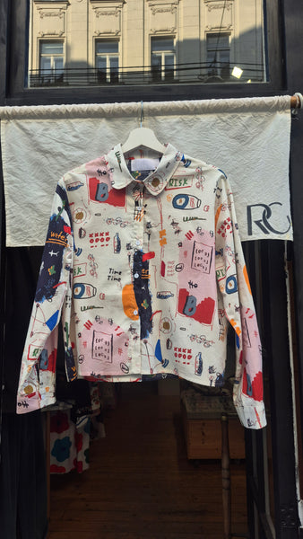 Graffiti Patterned Shirt