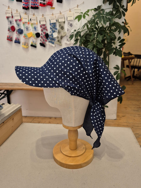 Dot Scarf Cap