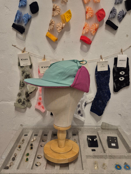 Colorful Flap Cap with Visor