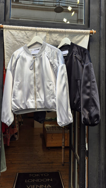 Satin Bomber Jacket
