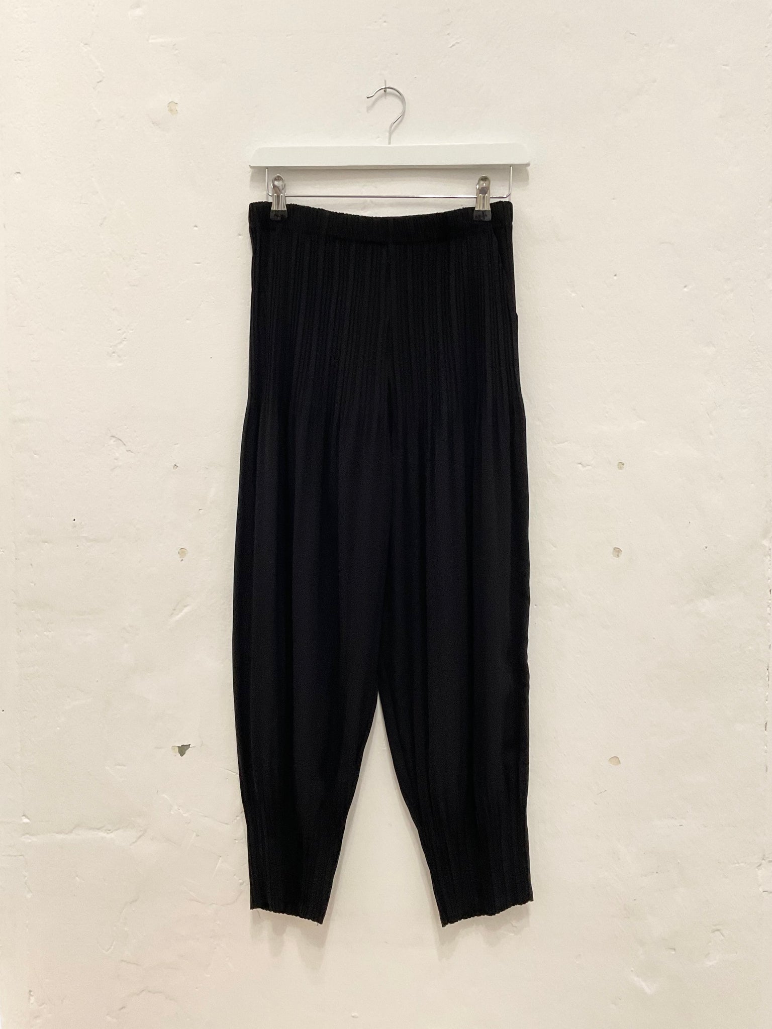 Pleated Plain Pants