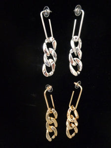Chain Parts Earrings (2 colours)